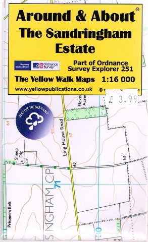 The Sandringham Estate Map (Part of Ordnance Survey Explorer 251)